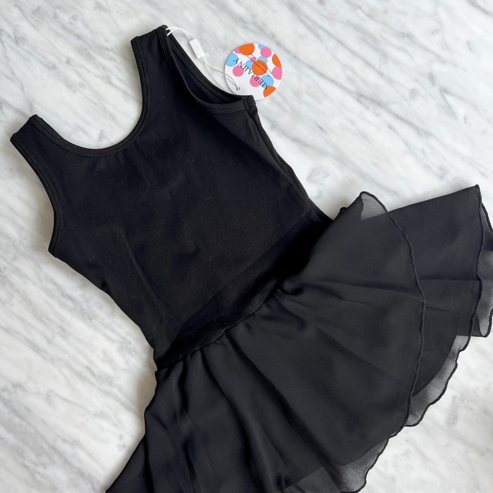 Black Girls Leotard NTW Size 110 4-5T